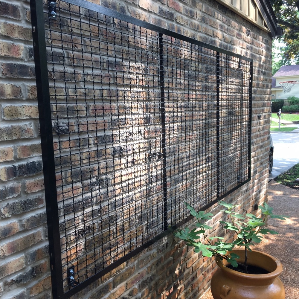 metal grid for gardening